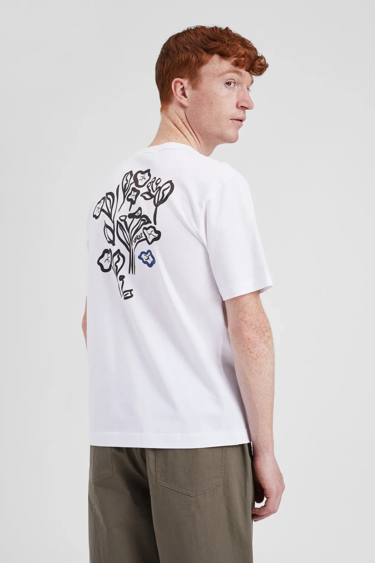 holger_organic_poppy_tshirt_2.webp Norse Projects T-SHIRTS^Holger Organic Poppy T-Shirt White