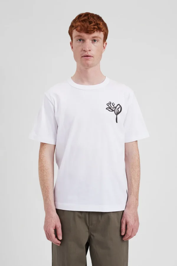 Norse Projects T-SHIRTS^Holger Organic Poppy T-Shirt White