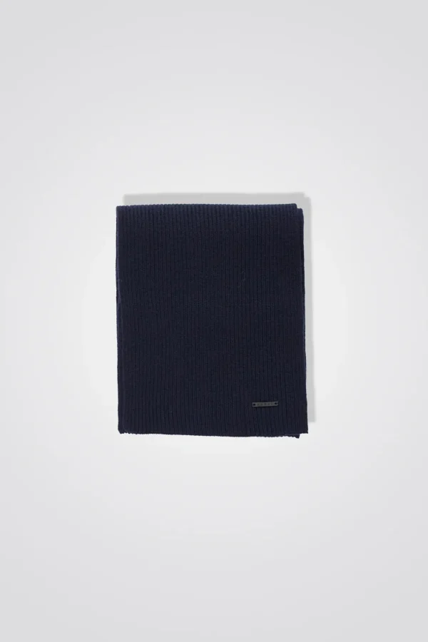 Norse Projects ACCESSORIES^Jannik Merino Rib Scarf Dark Navy