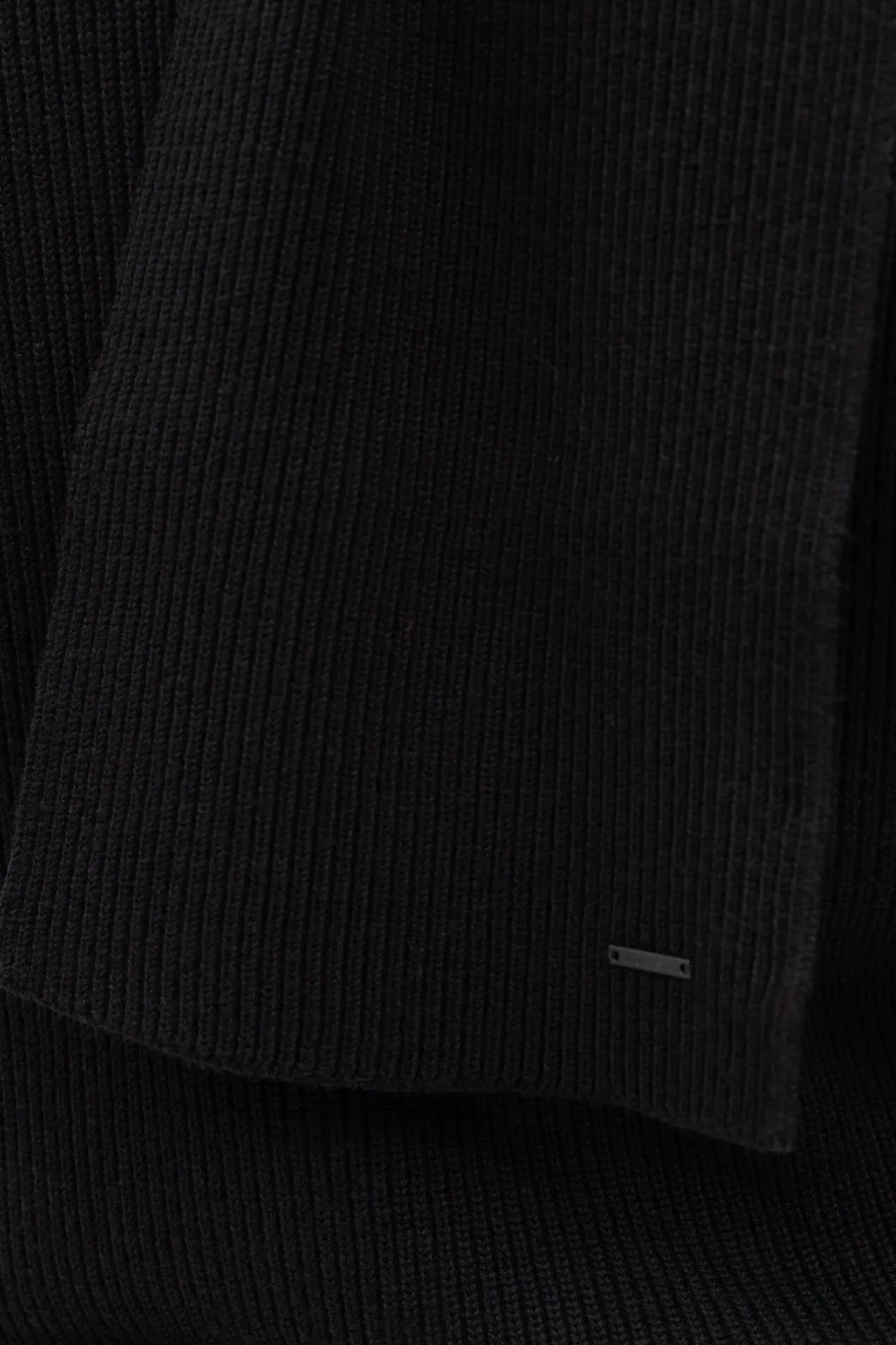 jannik_merino_rib_scarf_6-1.webp Norse Projects ACCESSORIES^Jannik Merino Rib Scarf Black
