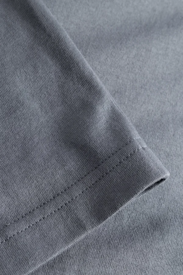 Norse Projects T-SHIRTS^Johannes Organic Bucket Hat Print T-shirt Magnet Grey