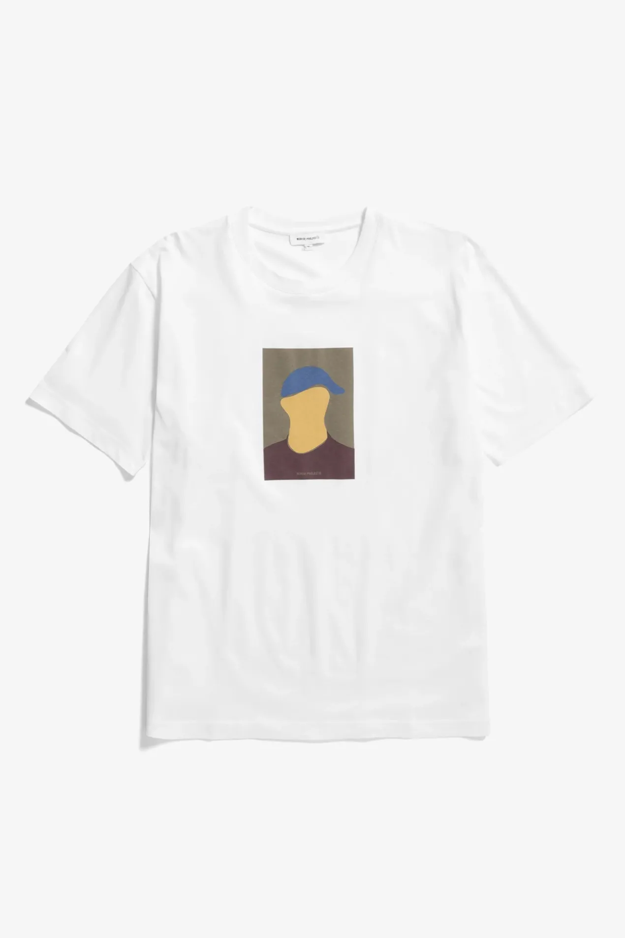 johannes_organic_cap_print_tshirt_0.webp Norse Projects T-SHIRTS^Johannes Organic Cap Print T-shirt White