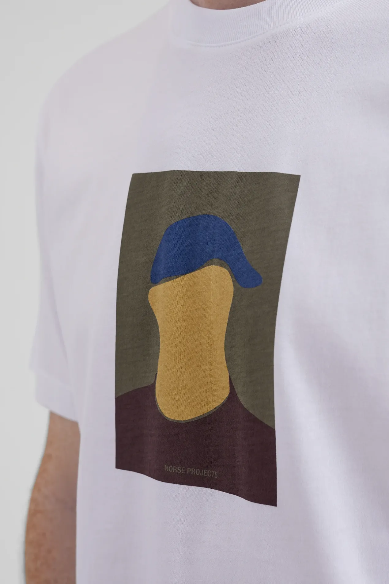 johannes_organic_cap_print_tshirt_4.webp Norse Projects T-SHIRTS^Johannes Organic Cap Print T-shirt White