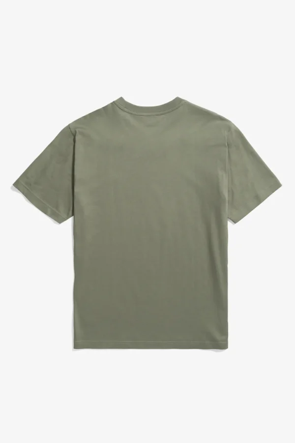 Norse Projects T-SHIRTS^Johannes Organic NORSE Logo T-shirt Sediment Green