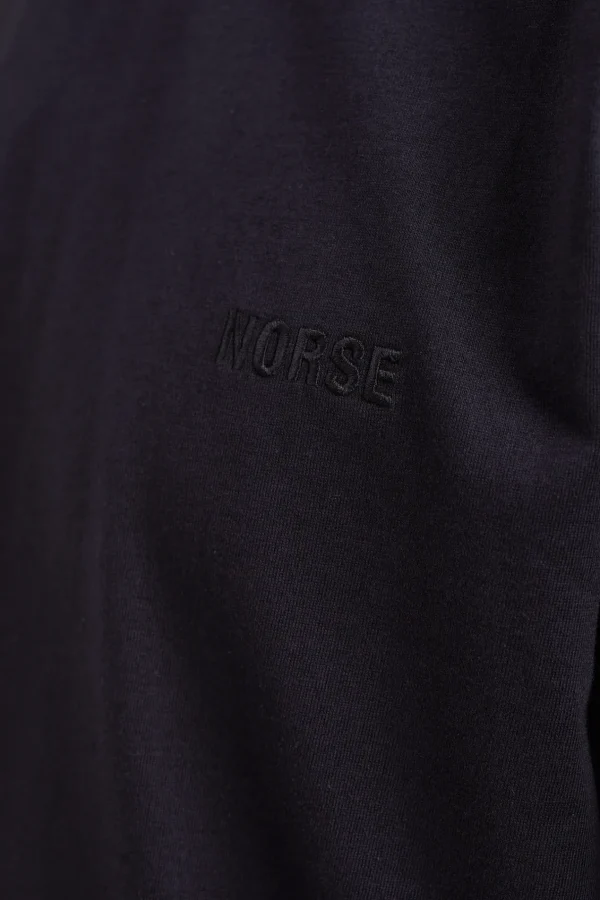 Norse Projects T-SHIRTS^Johannes Organic NORSE Logo T-shirt Black