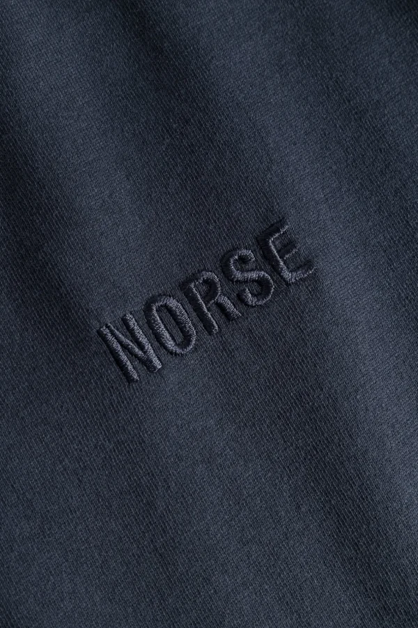 Norse Projects T-SHIRTS^Johannes Organic NORSE Logo T-shirt Dark Navy