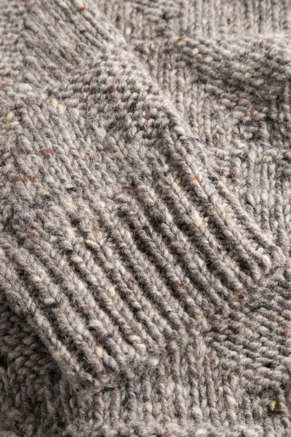 Norse Projects KNITWEAR^Jonas Donegal Diamond Sweater Grey Melange