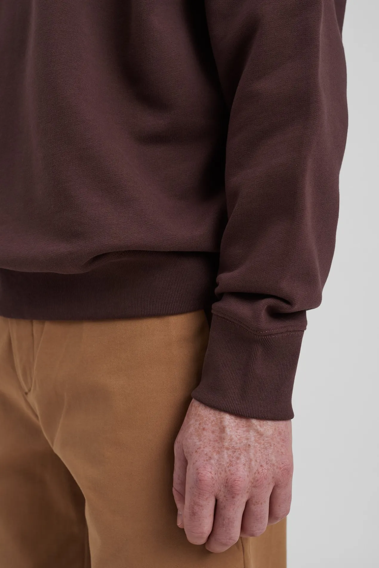 ketel_relaxed_organic_norse_logo_half_zip_5-3.webp Norse Projects SWEATSHIRTS^Ketel Relaxed Organic NORSE Logo Half Zip Wine Red