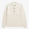 Norse Projects KNITWEAR^Kian Merino Cotton Milano Polo Enamel White