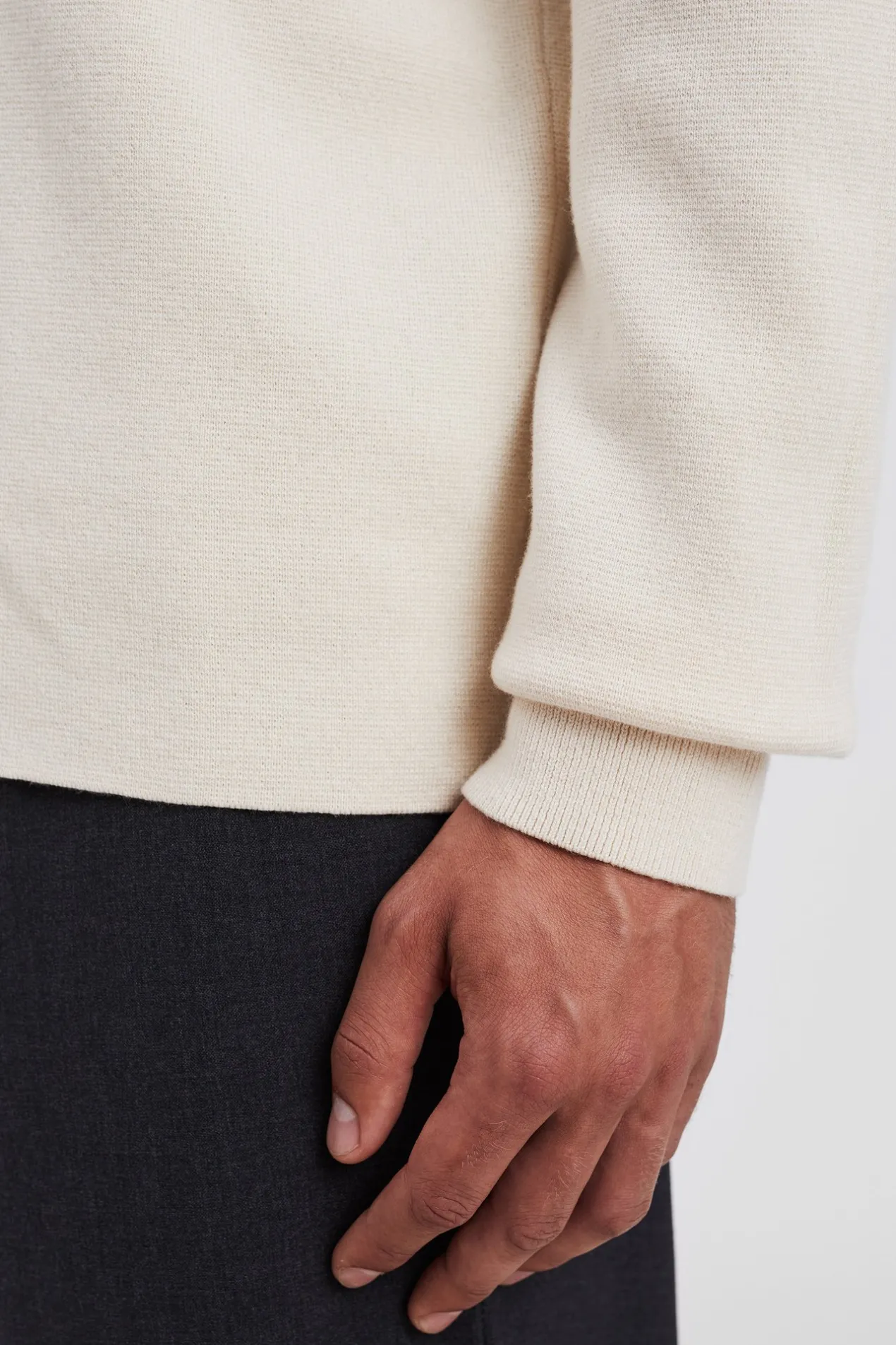 kian_merino_cotton_milano_polo_5-1.webp Norse Projects KNITWEAR^Kian Merino Cotton Milano Polo Enamel White