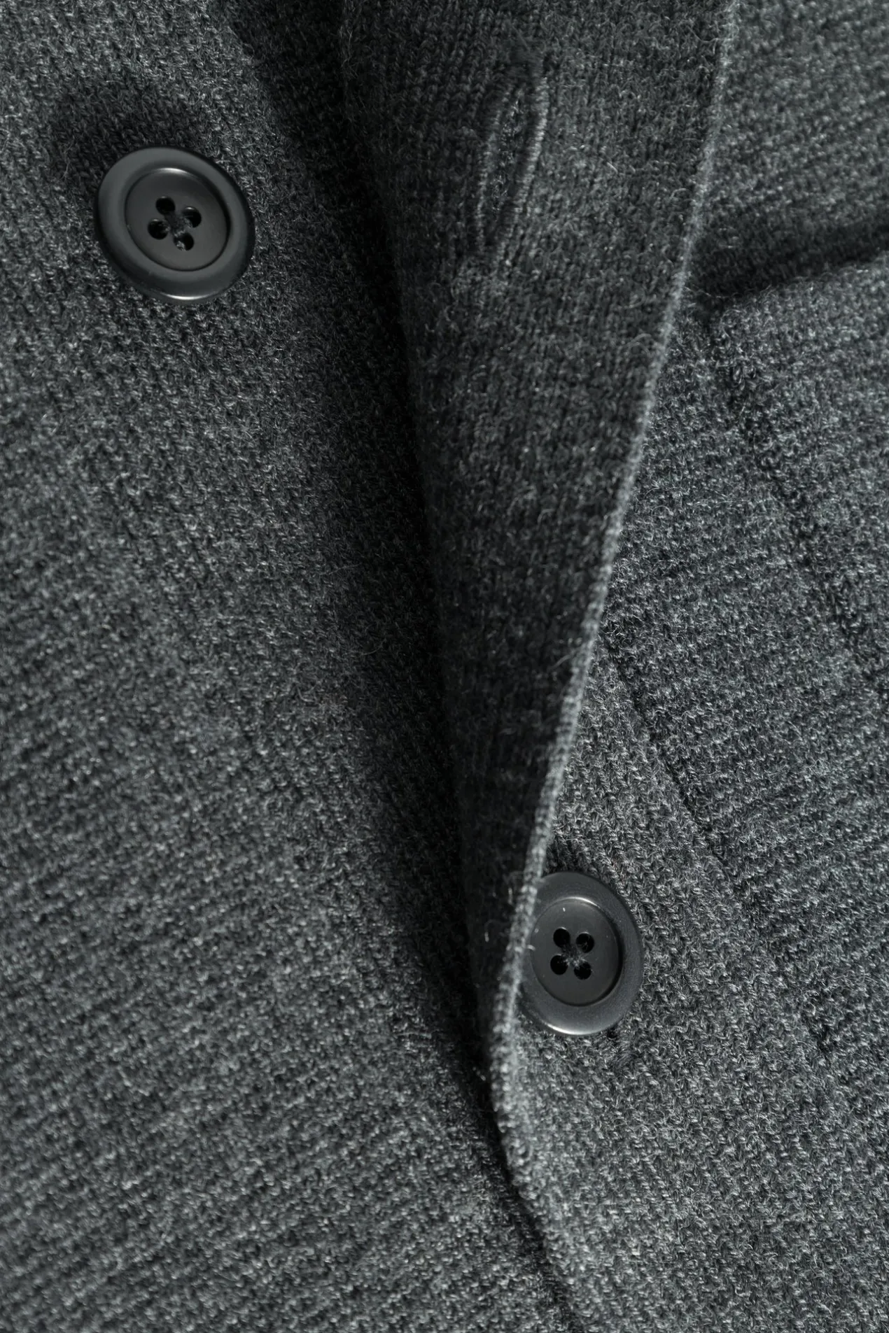 kian_merino_cotton_milano_polo_6.webp Norse Projects KNITWEAR^Kian Merino Cotton Milano Polo Dark Grey Melange