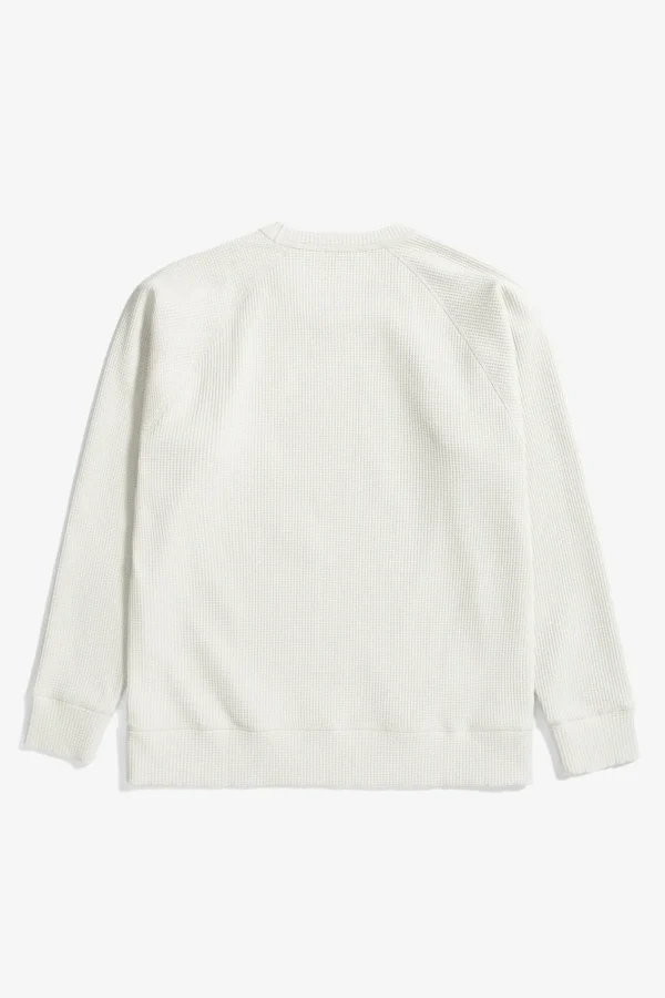 Norse Projects SWEATSHIRTS^Kristian Relaxed Tech Waffle Sweater Lucid White