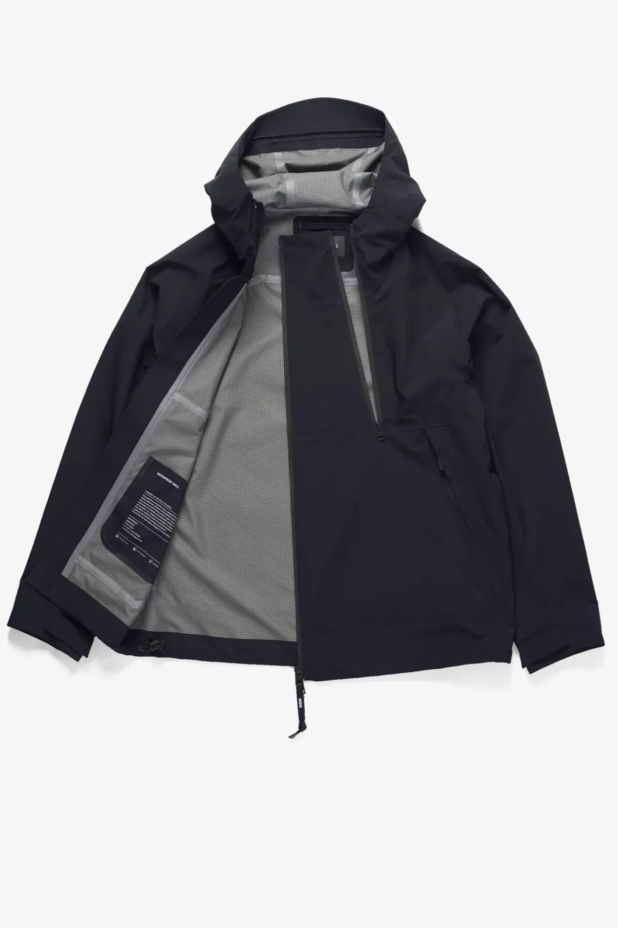 l_waterproof_shell_jacket_1.webp Norse Projects OUTERWEAR^3L Waterproof Shell Jacket Dark Navy