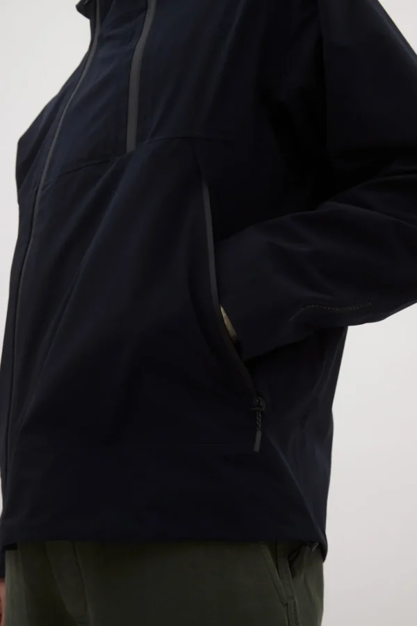 Norse Projects OUTERWEAR^3L Waterproof Shell Jacket Dark Navy