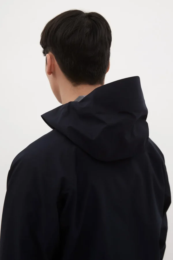 Norse Projects OUTERWEAR^3L Waterproof Shell Jacket Dark Navy