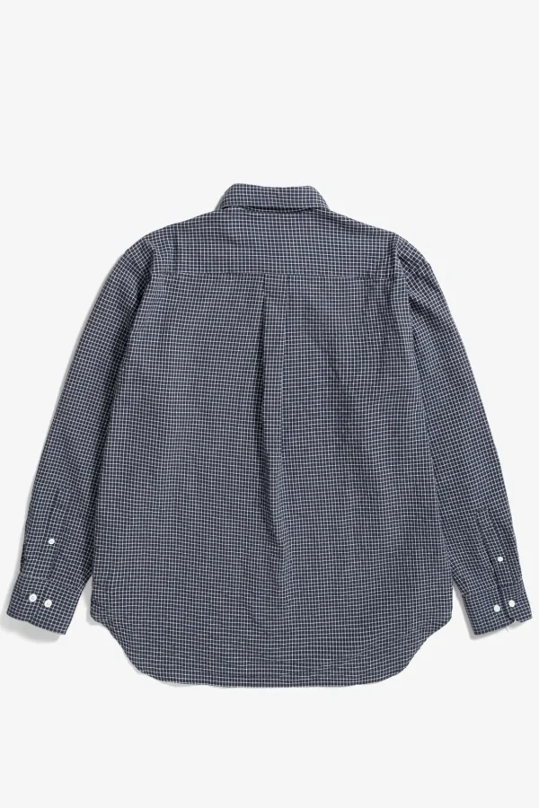 Norse Projects SHIRTING^Mo Check Oversized Shirt Dark Navy