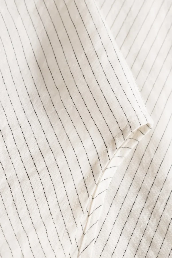 Norse Projects SHIRTING^Mo Oversized Striped Shirt Ecru