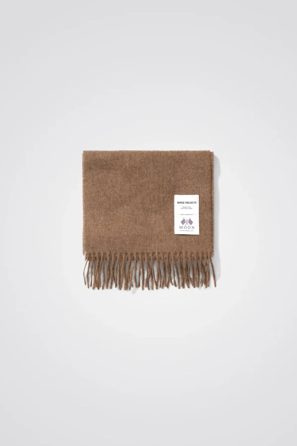 Norse Projects ACCESSORIES^Moon Lambswool Scarf Utility Khaki