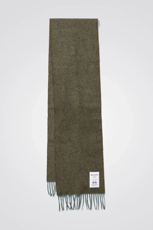 Norse Projects ACCESSORIES^Moon Lambswool Scarf Linden Green