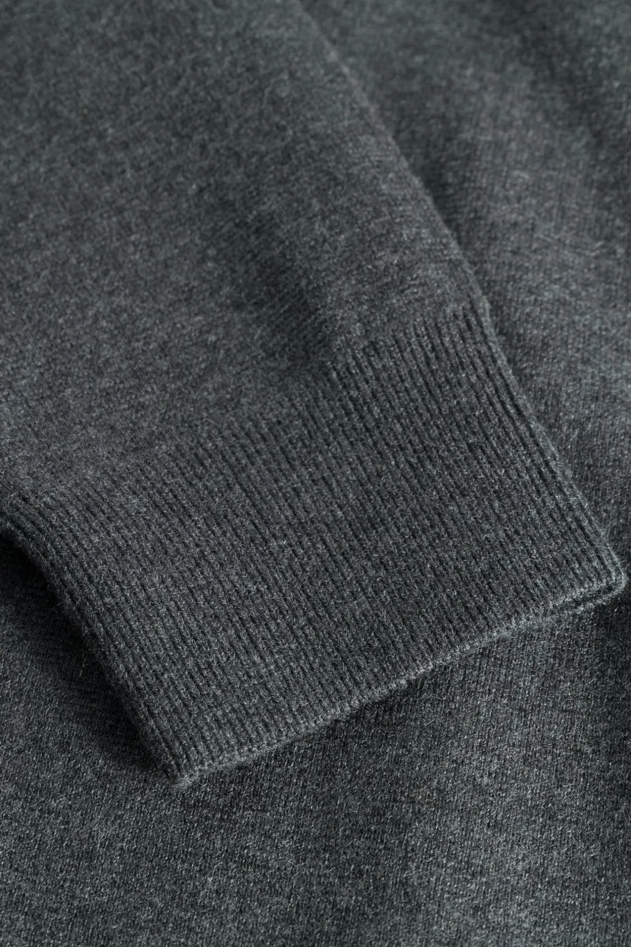 nicolai_merino_cotton_milano_jacket_8.webp Norse Projects KNITWEAR^Nicolai Merino Cotton Milano Jacket Dark Grey Melange