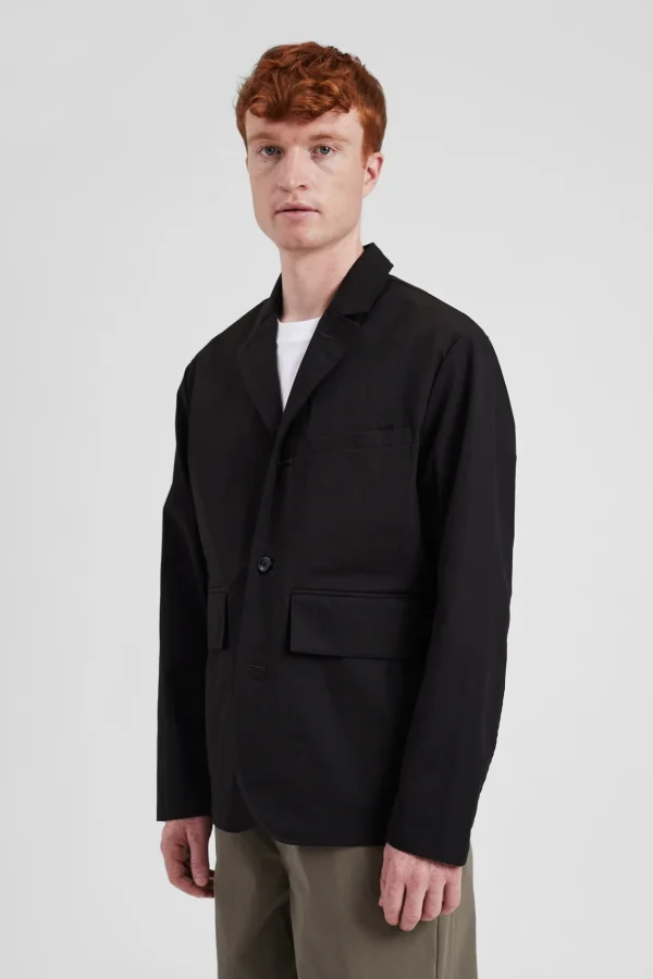 Norse Projects OVERSHIRTS | OUTERWEAR^Nilas Fine Broken Twill Work Jacket Black