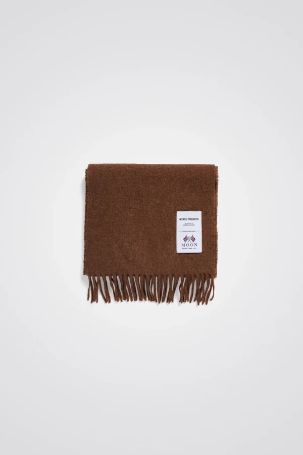 Norse Projects ACCESSORIES^Norse Lambswool Scarf Rust Brown