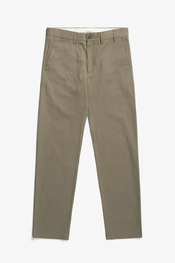Norse Projects TROUSERS^Norse Standard Chino Sediment Green