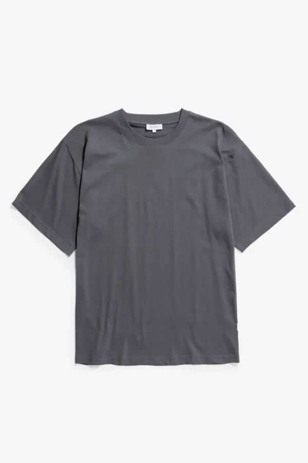 Norse Projects T-SHIRTS^Norse Standard Heavy Loose T-shirt Slate Grey