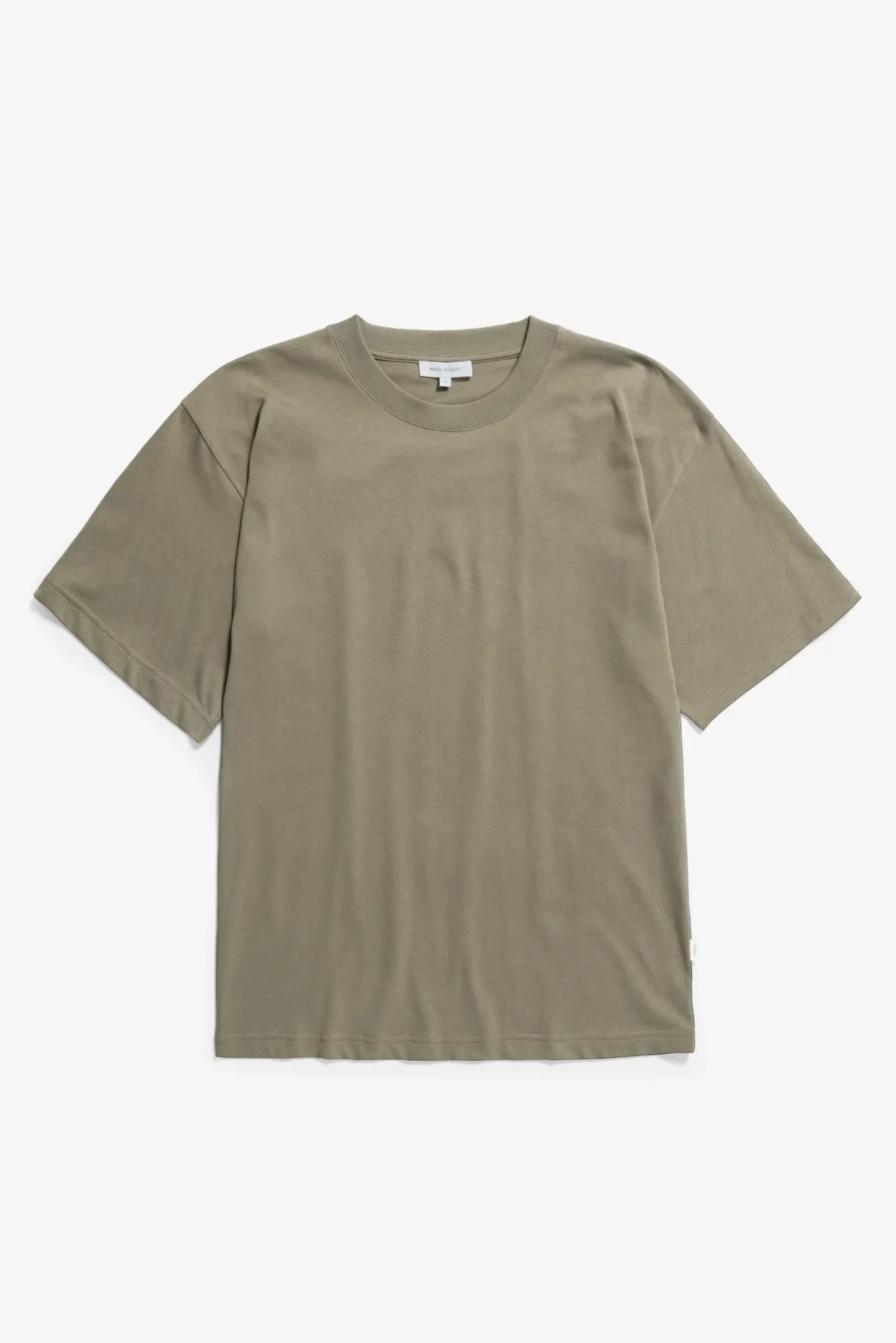 norse_standard_heavy_loose_tshirt_0.webp Norse Projects T-SHIRTS^Norse Standard Heavy Loose T-shirt Sediment Green