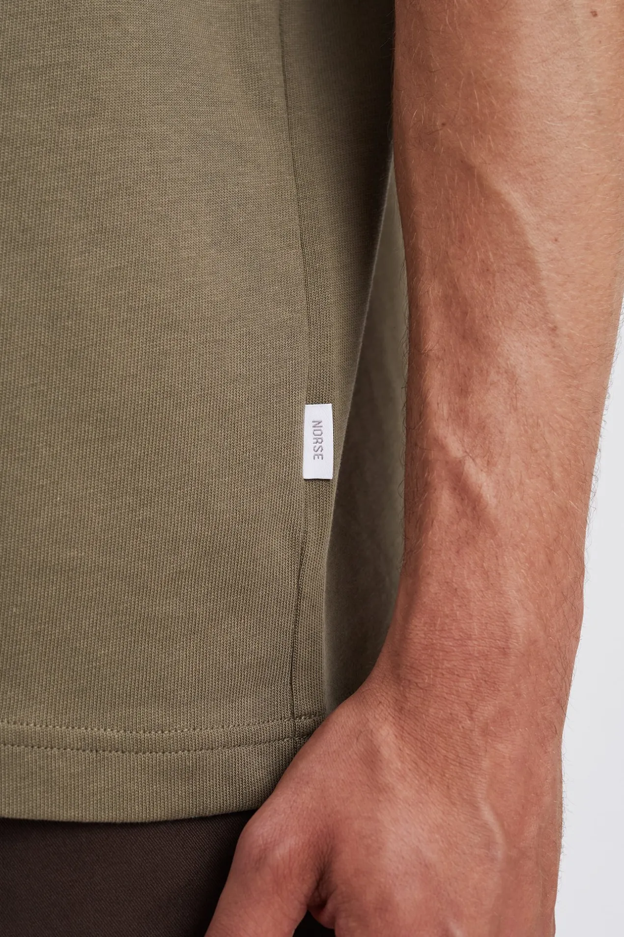 norse_standard_heavy_loose_tshirt_5.webp Norse Projects T-SHIRTS^Norse Standard Heavy Loose T-shirt Sediment Green