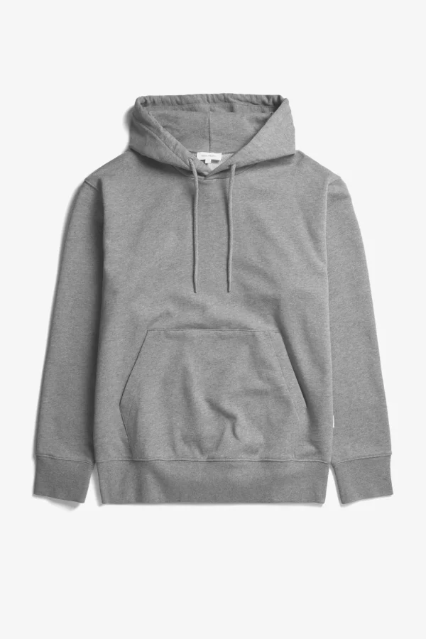 Norse Projects SWEATSHIRTS^Norse Standard Hoodie Grey Melange