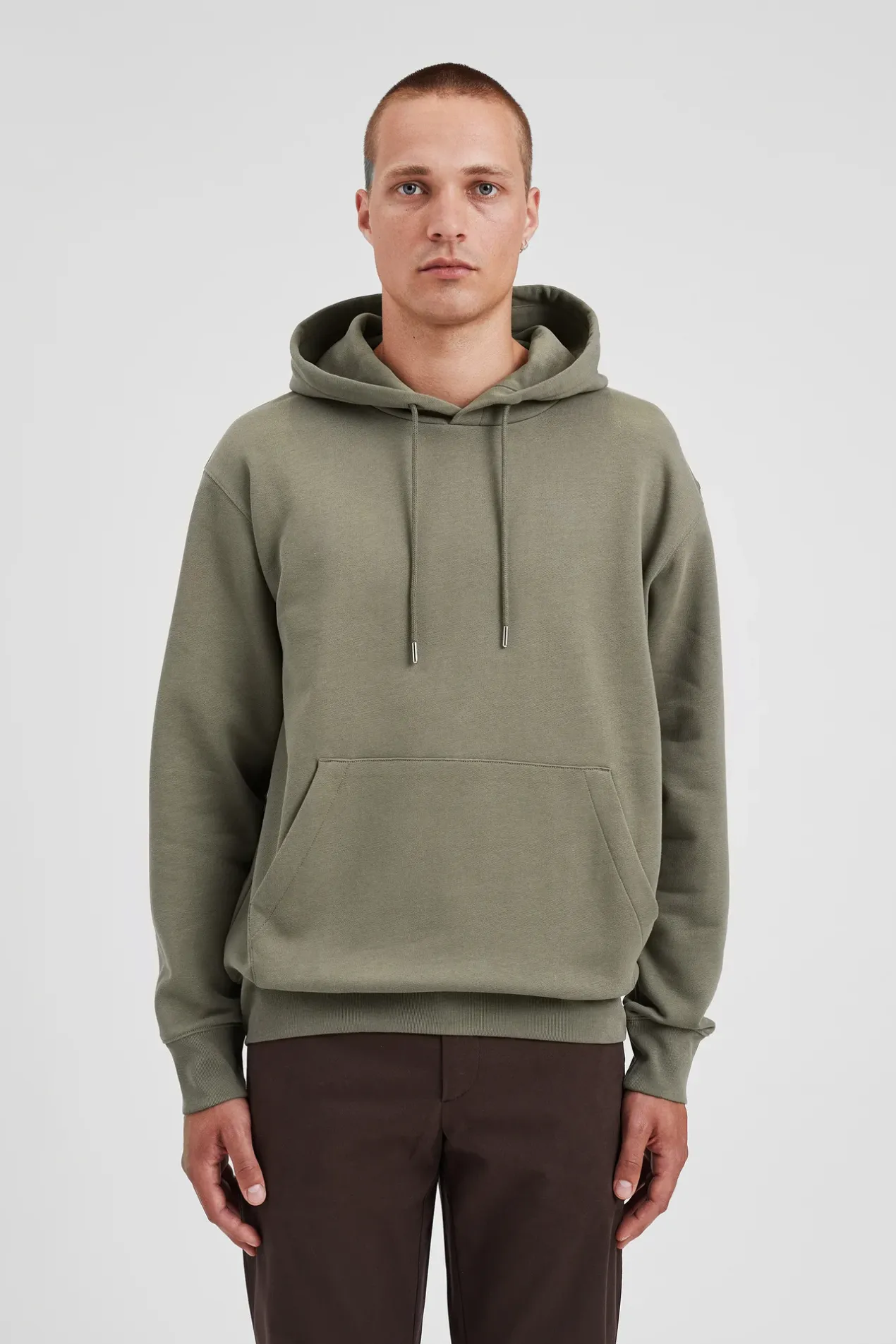 norse_standard_hoodie_2.webp Norse Projects SWEATSHIRTS^Norse Standard Hoodie Sediment Green