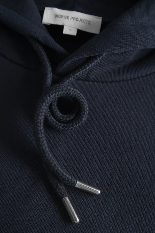 Norse Projects SWEATSHIRTS^Norse Standard Hoodie Dark Navy