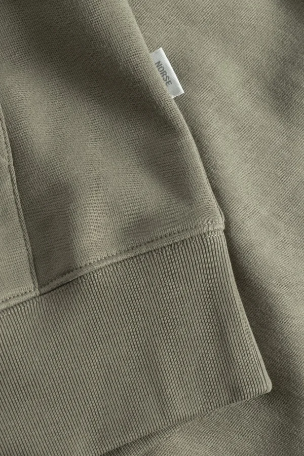 Norse Projects SWEATSHIRTS^Norse Standard Hoodie Sediment Green