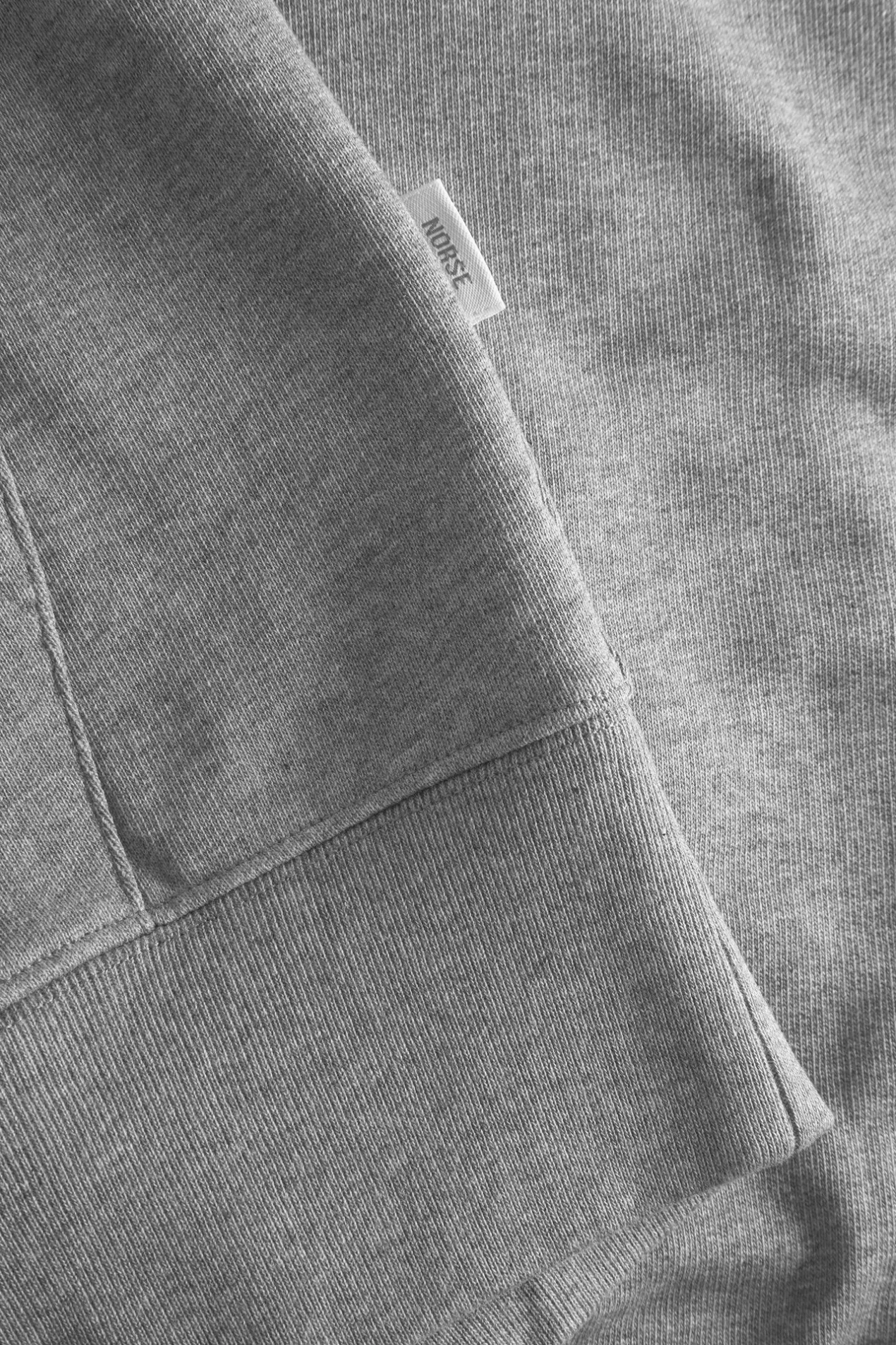 norse_standard_hoodie_8.webp Norse Projects SWEATSHIRTS^Norse Standard Hoodie Grey Melange