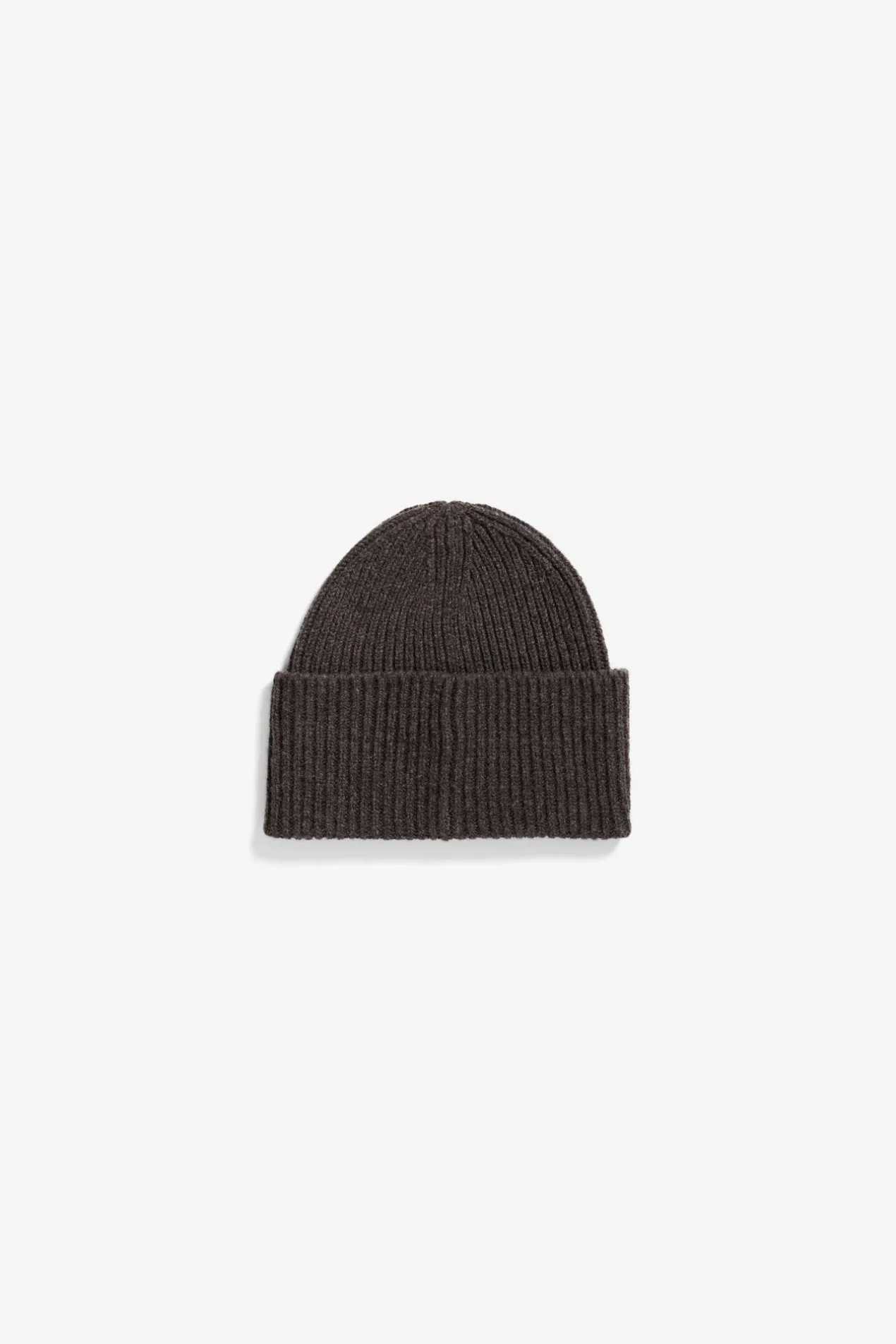 norse_standard_merino_lambswool_beanie_1-2.webp Norse Projects BEANIES^Norse Standard Merino Lambswool Beanie Heathland Brown