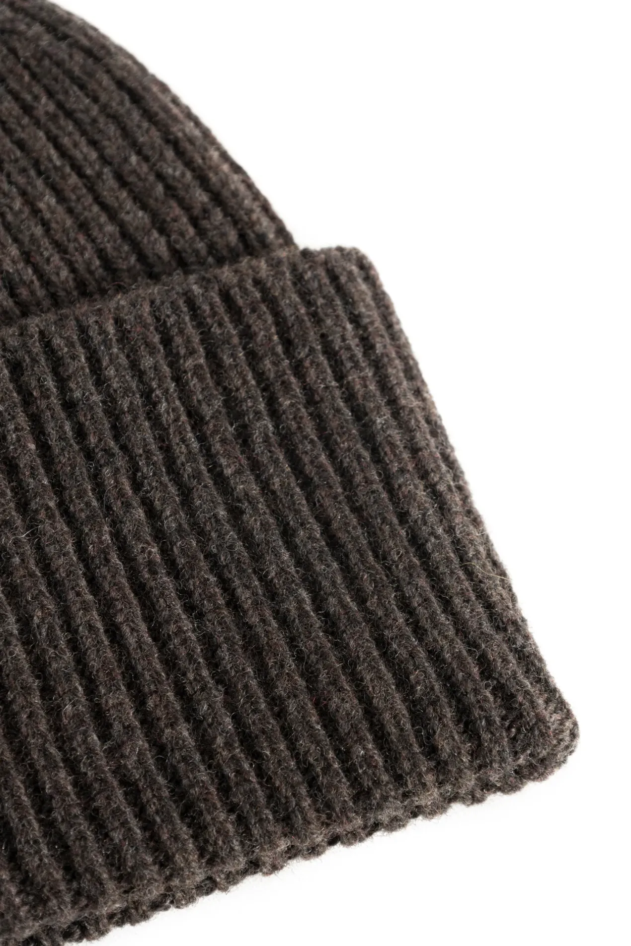 norse_standard_merino_lambswool_beanie_4-2.webp Norse Projects BEANIES^Norse Standard Merino Lambswool Beanie Heathland Brown