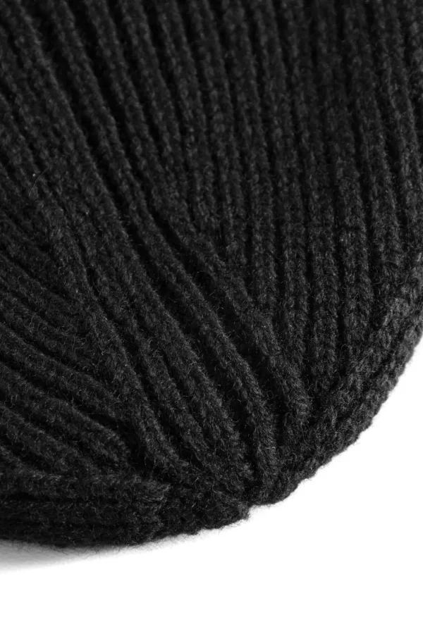Norse Projects BEANIES^Norse Standard Merino Lambswool Beanie Black