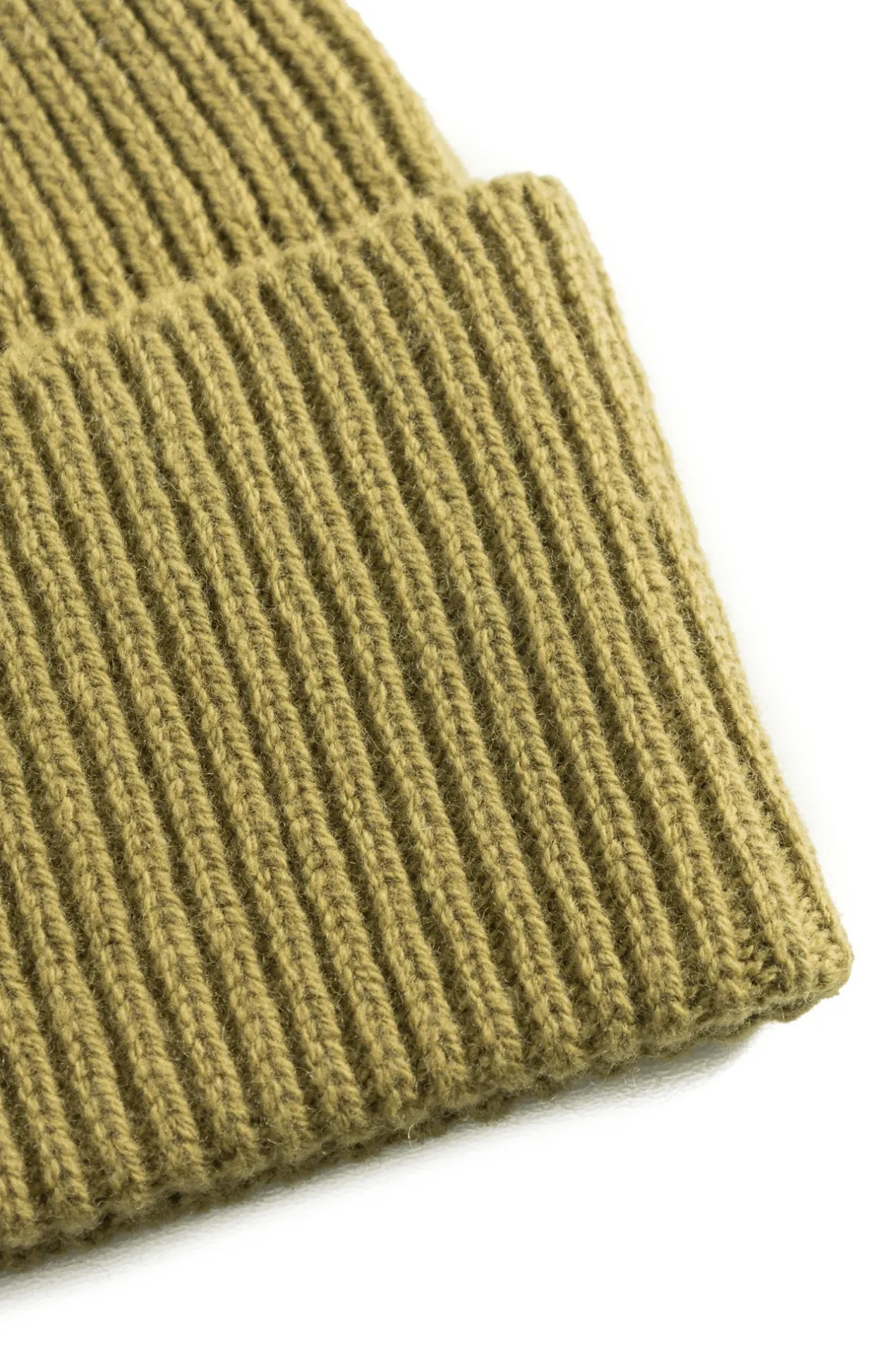 norse_standard_merino_lambswool_beanie_4.webp Norse Projects BEANIES^Norse Standard Merino Lambswool Beanie Sitka Green