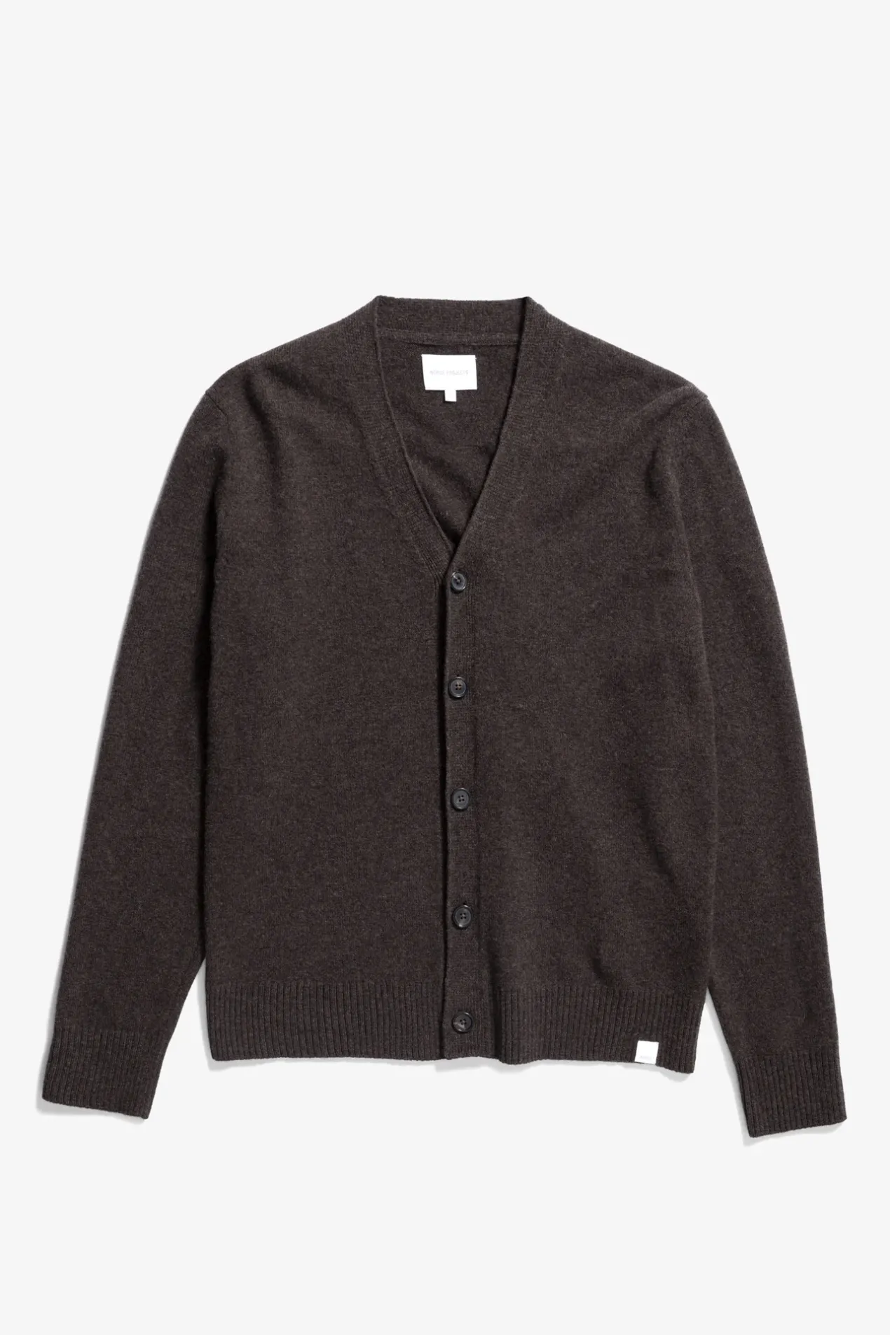 norse_standard_merino_lambswool_cardigan_0-2.webp Norse Projects KNITWEAR^Norse Standard Merino Lambswool Cardigan Heathland Brown