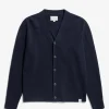 Norse Projects KNITWEAR^Norse Standard Merino Lambswool Cardigan Dark Navy