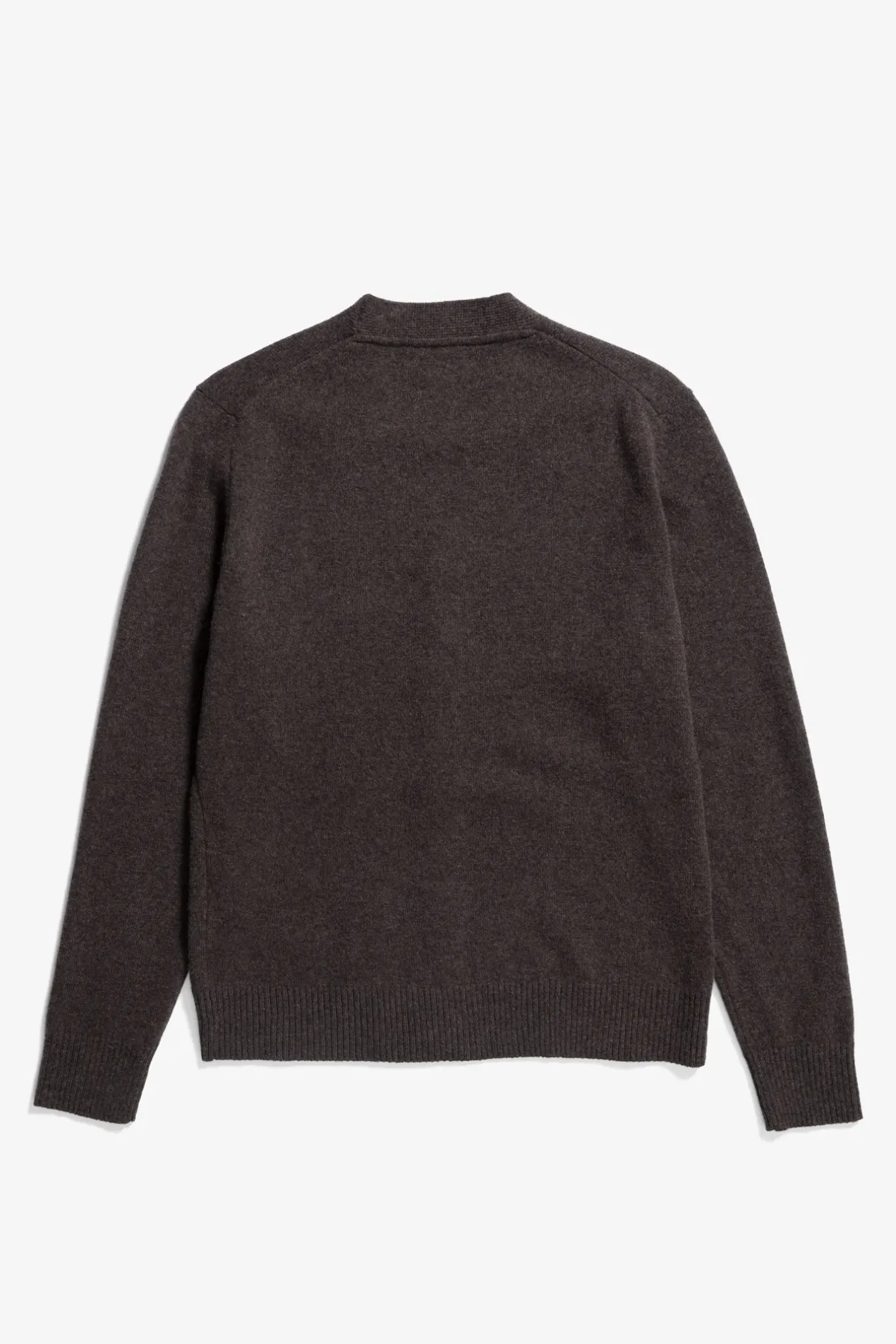 norse_standard_merino_lambswool_cardigan_1-2.webp Norse Projects KNITWEAR^Norse Standard Merino Lambswool Cardigan Heathland Brown