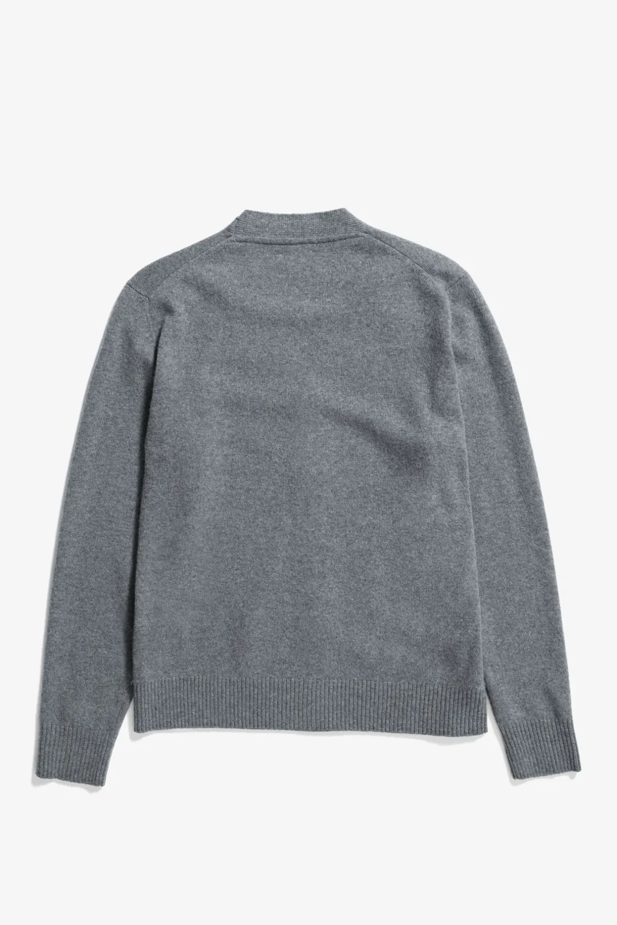 norse_standard_merino_lambswool_cardigan_1-3.webp Norse Projects KNITWEAR^Norse Standard Merino Lambswool Cardigan Grey Melange