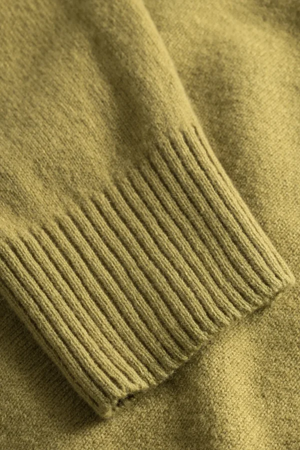 Norse Projects KNITWEAR^Norse Standard Merino Lambswool Cardigan Sitka Green