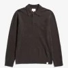 Norse Projects KNITWEAR^Norse Standard Merino Lambswool Polo Heathland Brown