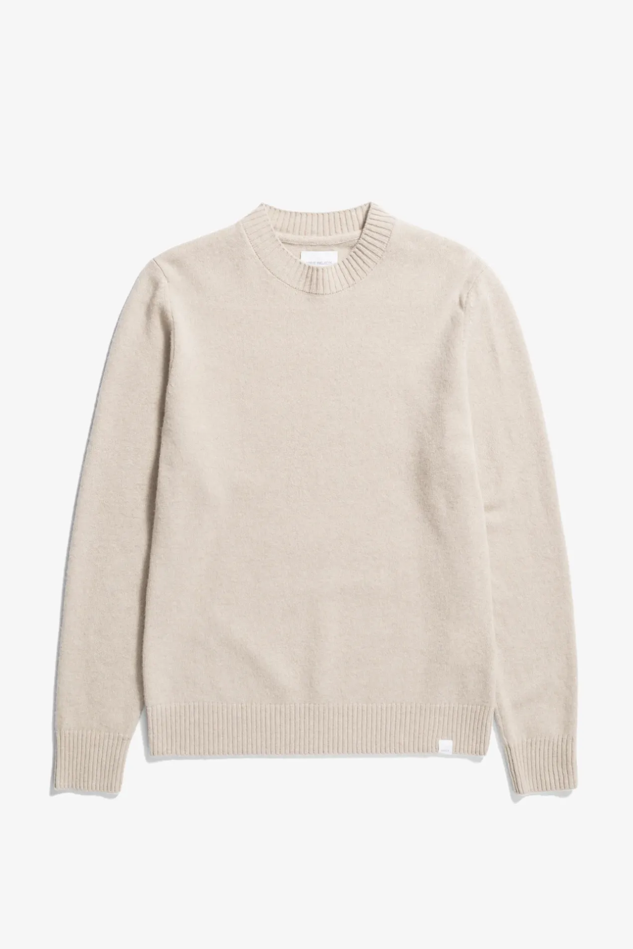 norse_standard_merino_lambswool_sweater_0-3.webp Norse Projects KNITWEAR^Norse Standard Merino Lambswool Sweater Oatmeal