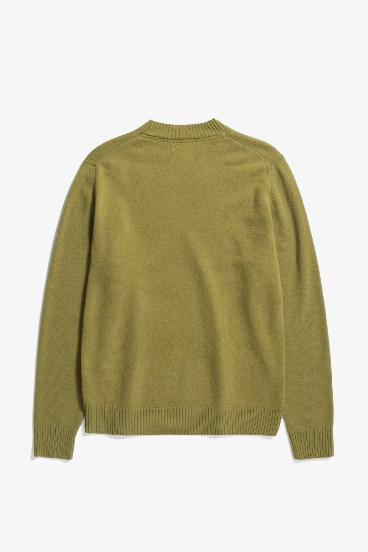 norse_standard_merino_lambswool_sweater_1-4.webp Norse Projects KNITWEAR^Norse Standard Merino Lambswool Sweater Sitka Green