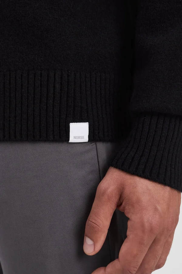 Norse Projects KNITWEAR^Norse Standard Merino Lambswool Sweater Black