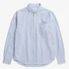 Norse Projects SHIRTING^Norse Standard Oxford BD Shirt Pale Blue Stripe