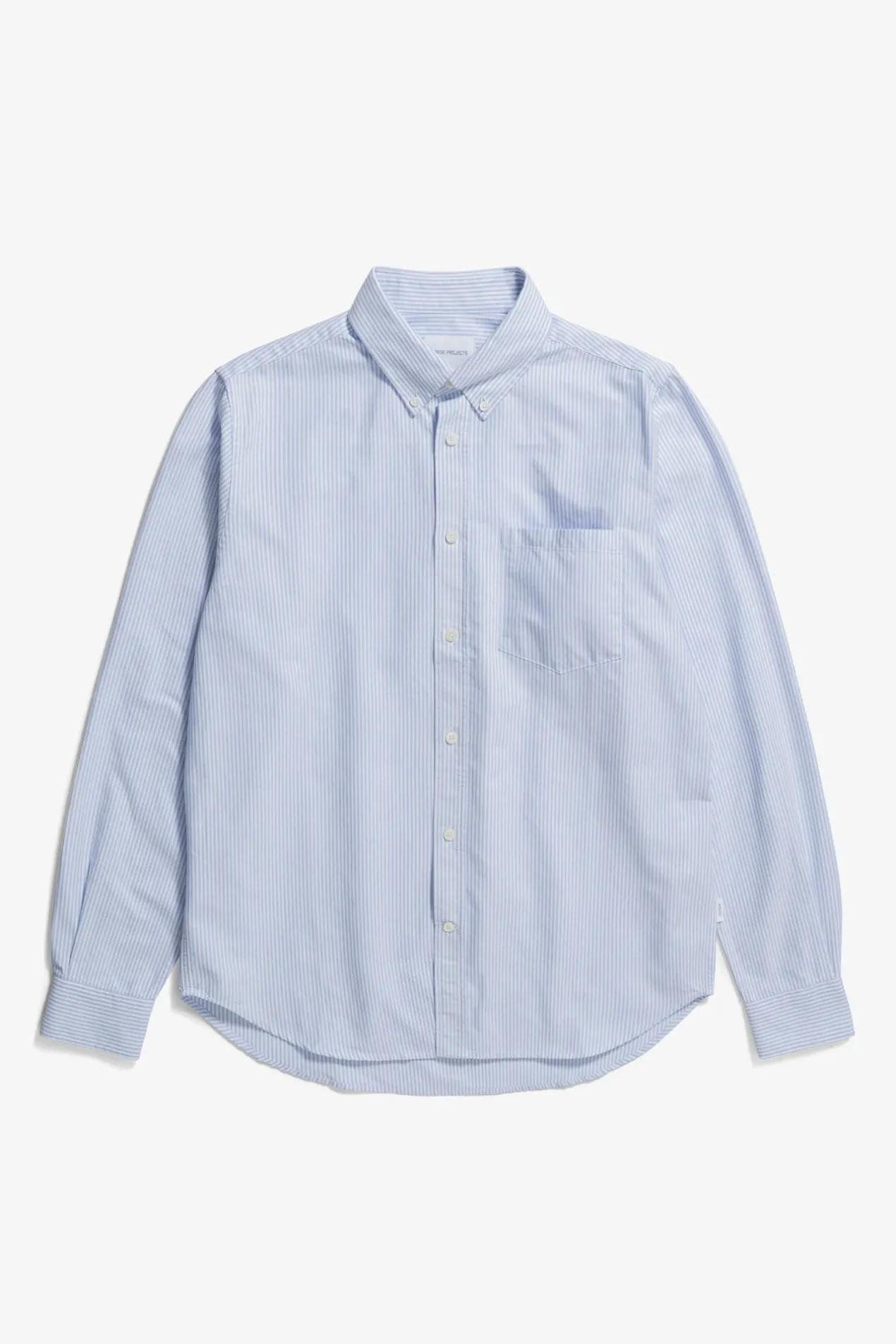 norse_standard_oxford_bd_shirt_0-2.webp Norse Projects SHIRTING^Norse Standard Oxford BD Shirt Pale Blue Stripe